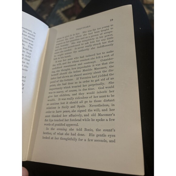 F. Marion Crawford  TAQUISARA  1896 Volume I Macmillan, NY B173 - Picture 10 of 16